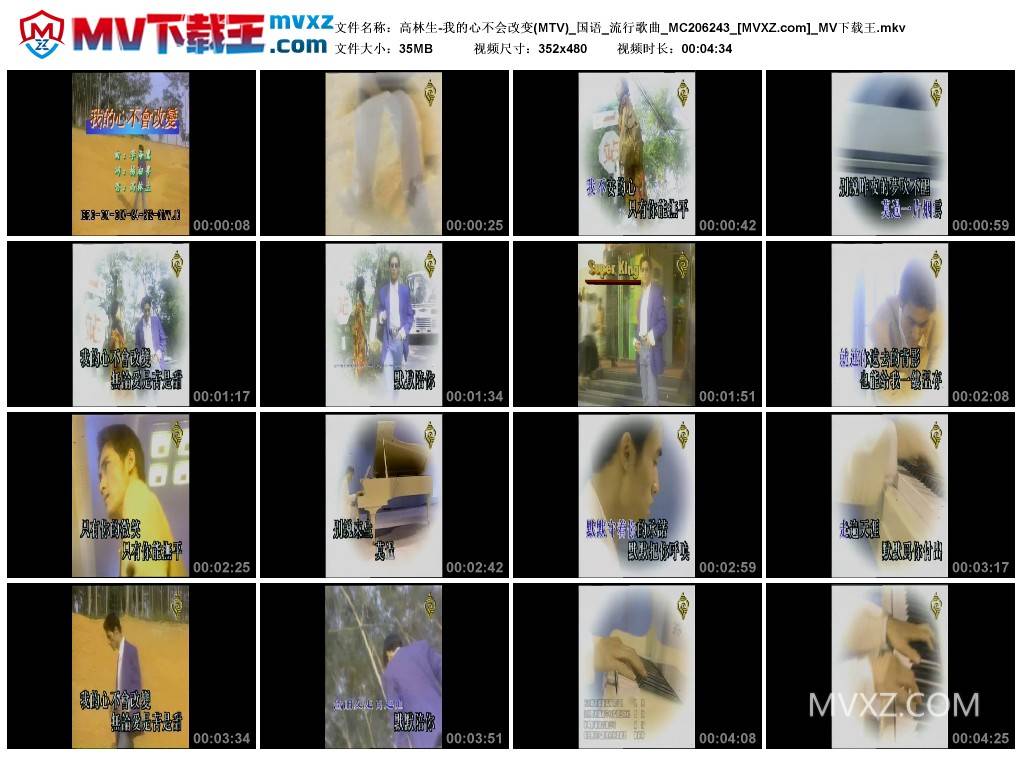 高林生-我的心不会改变(MTV)_国语_流行歌曲_MC206243